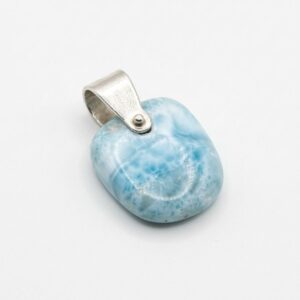 Elegant Larimar Silver Pendant alternate view