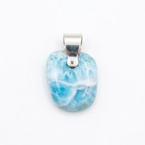 Elegant Larimar Silver Pendant image 3