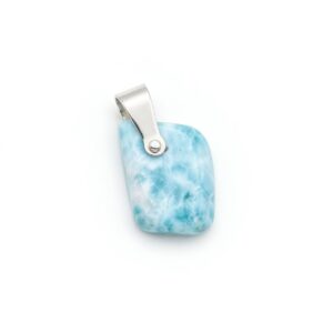 Elegant Sterling Silver Larimar Pendant image 3