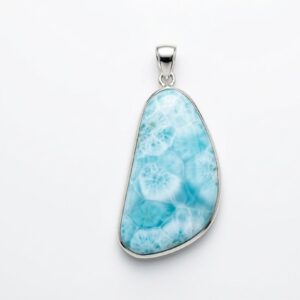 Larimar Pendant in 925 Sterling Silver