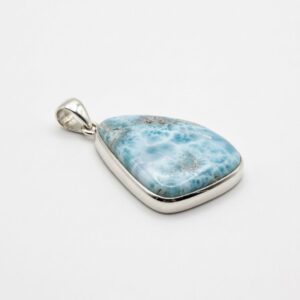Larimar and Silver Pendant alternate view