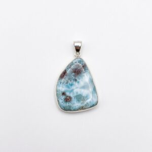 Larimar and Silver Pendant image 3