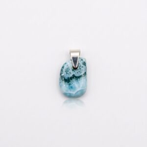 Silver Larimar Pendant