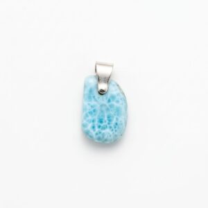 Silver Larimar Pendant alternate view