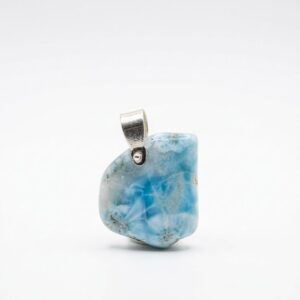 Silver Larimar Pendant Premium alternate view