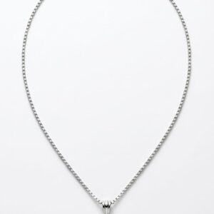 Square Larimar Box Chain Necklace image 2